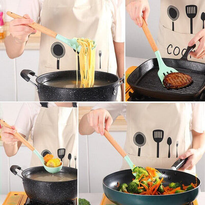 Non Stick Pot Spatula And Spoon - 11 Étoiles
