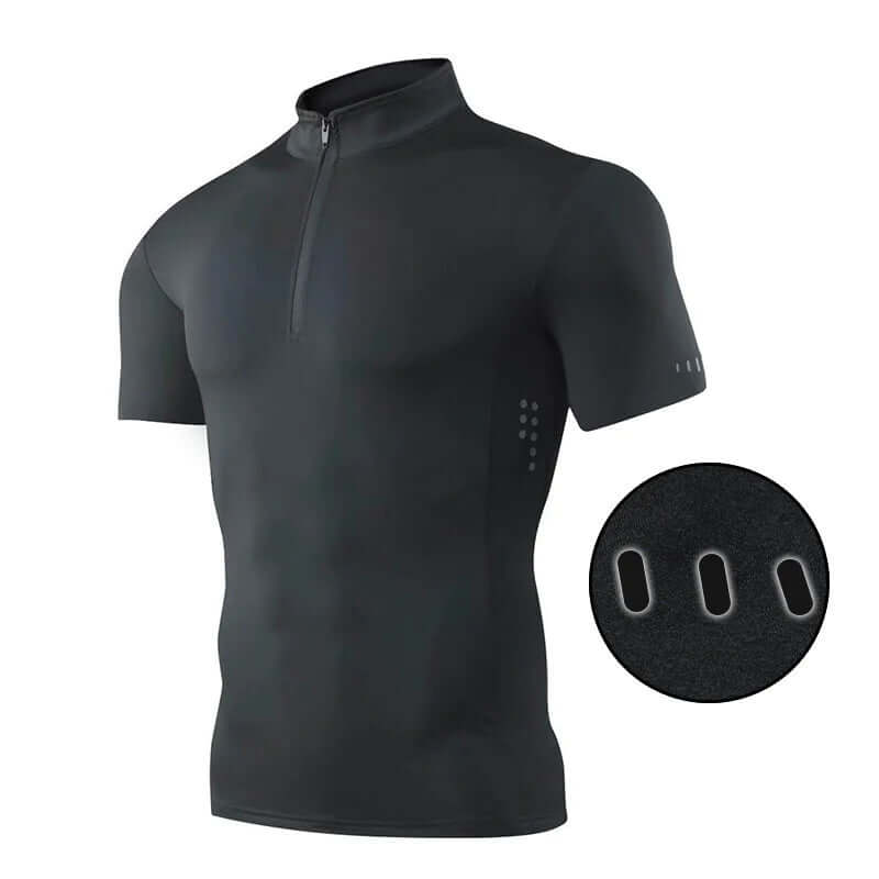T-shirt de fitness à manches longues pour homme