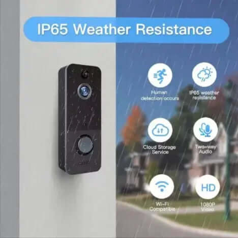 Sonnette visuelle - Système de surveillance à distance intelligent sans fil WiFi