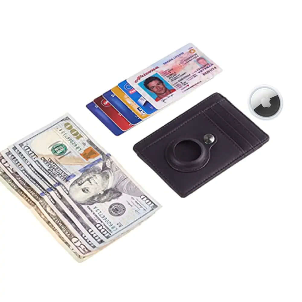 Monedero delgado con RFID Airtag