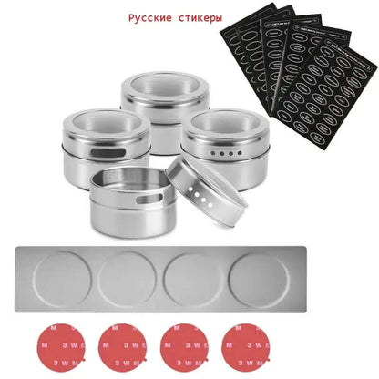 Pots à épices magnétiques