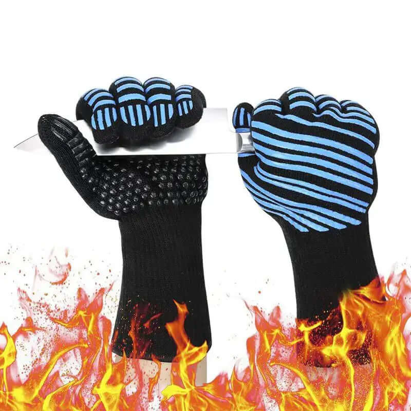 Guantes para barbacoa resistentes a altas temperaturas