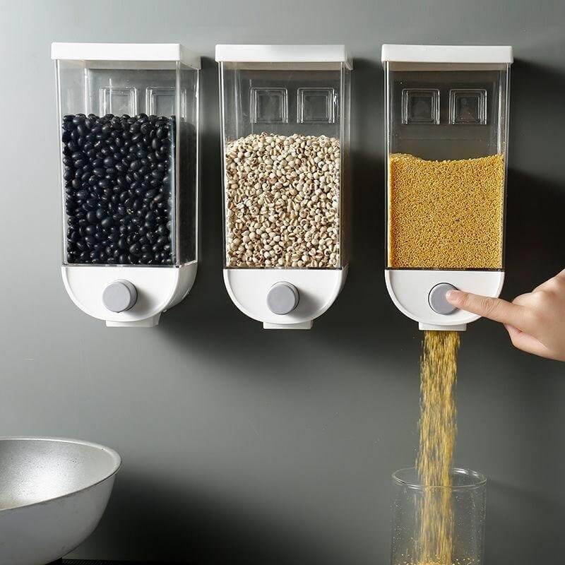 Wall-Mounted Kitchen Multi-Grain Sealed Jars - 11 Étoiles