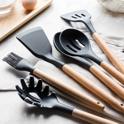 Non Stick Pot Spatula And Spoon - 11 Étoiles