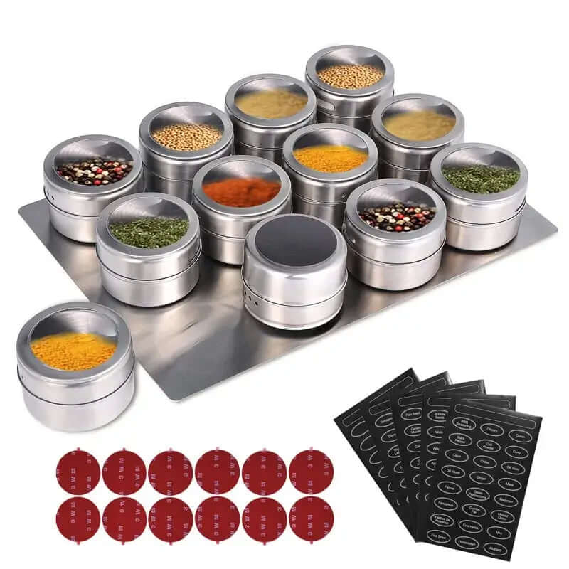Pots à épices magnétiques