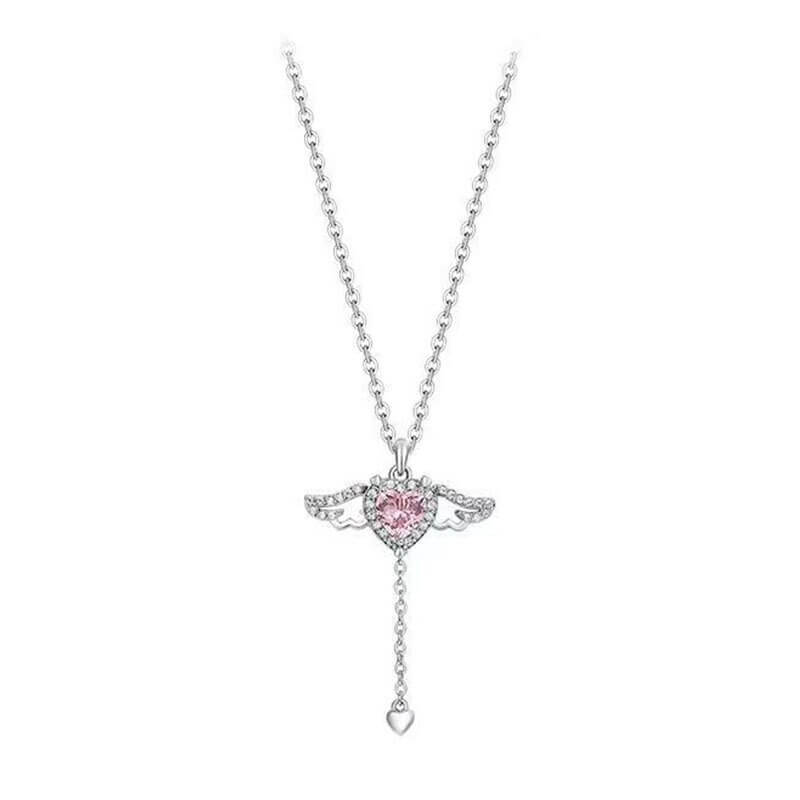 Heart Wings Necklace - 11 Étoiles