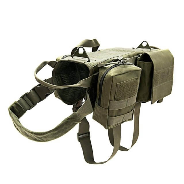 Tactical Military Dog Harness - 11 Étoiles