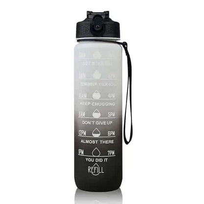 Botella de agua motivacional de 1 litro: manténgase hidratado todo el día