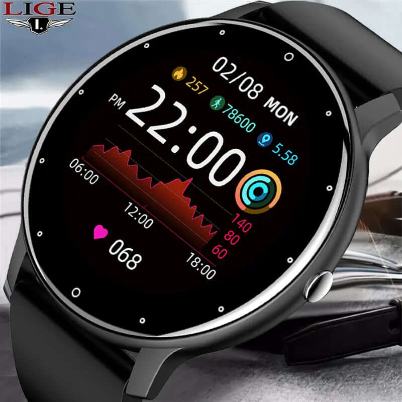 Nuevo reloj inteligente deportivo con pantalla táctil para hombre
