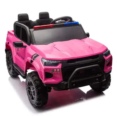 Camionnette électrique 24 V à deux places pour enfants, moteur 4 roues motrices de 800 W, télécommande parentale et deux ceintures de sécurité. Pour les enfants de 3 ans et plus.