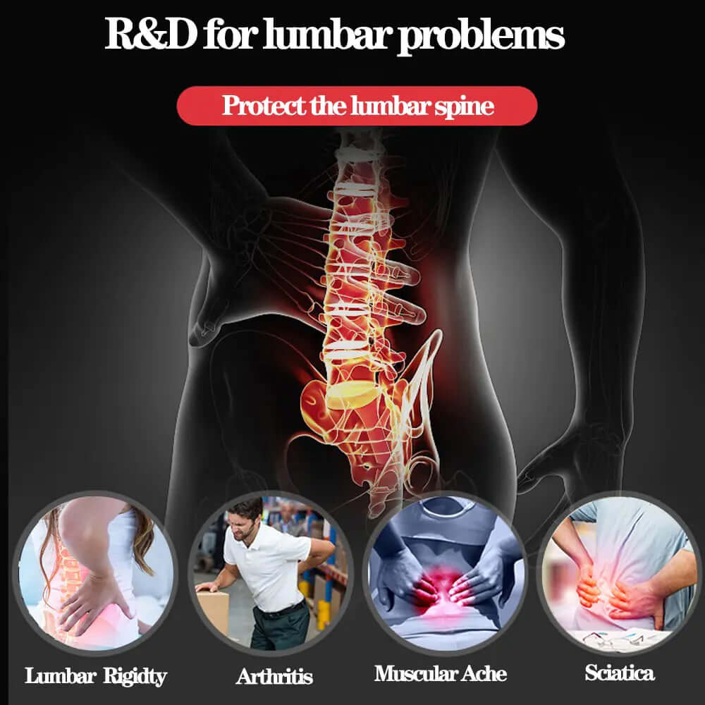 Cinturón de descompresión con soporte lumbar