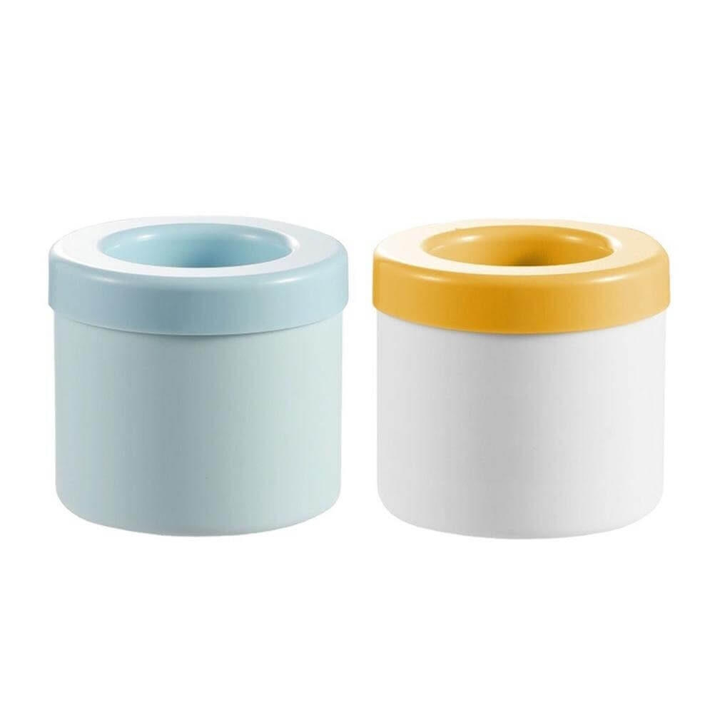 Silicone Cylinder Portable Ice Maker Bucket - 11 Étoiles
