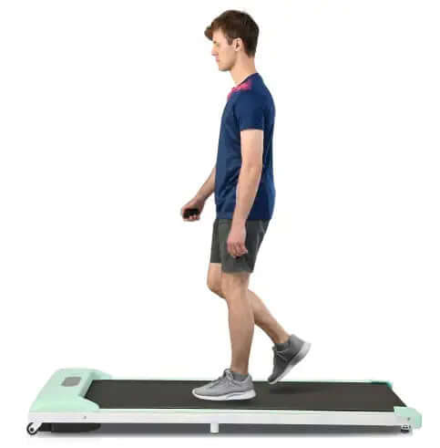 Tapis de course électrique 2 en 1 sous le bureau – Appareil de fitness silencieux, puissant et peu encombrant pour la maison et le bureau