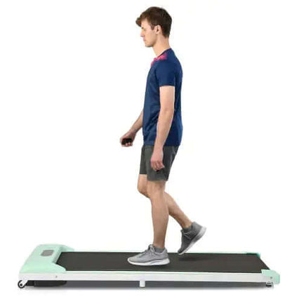 Tapis de course électrique 2 en 1 sous le bureau – Appareil de fitness silencieux, puissant et peu encombrant pour la maison et le bureau