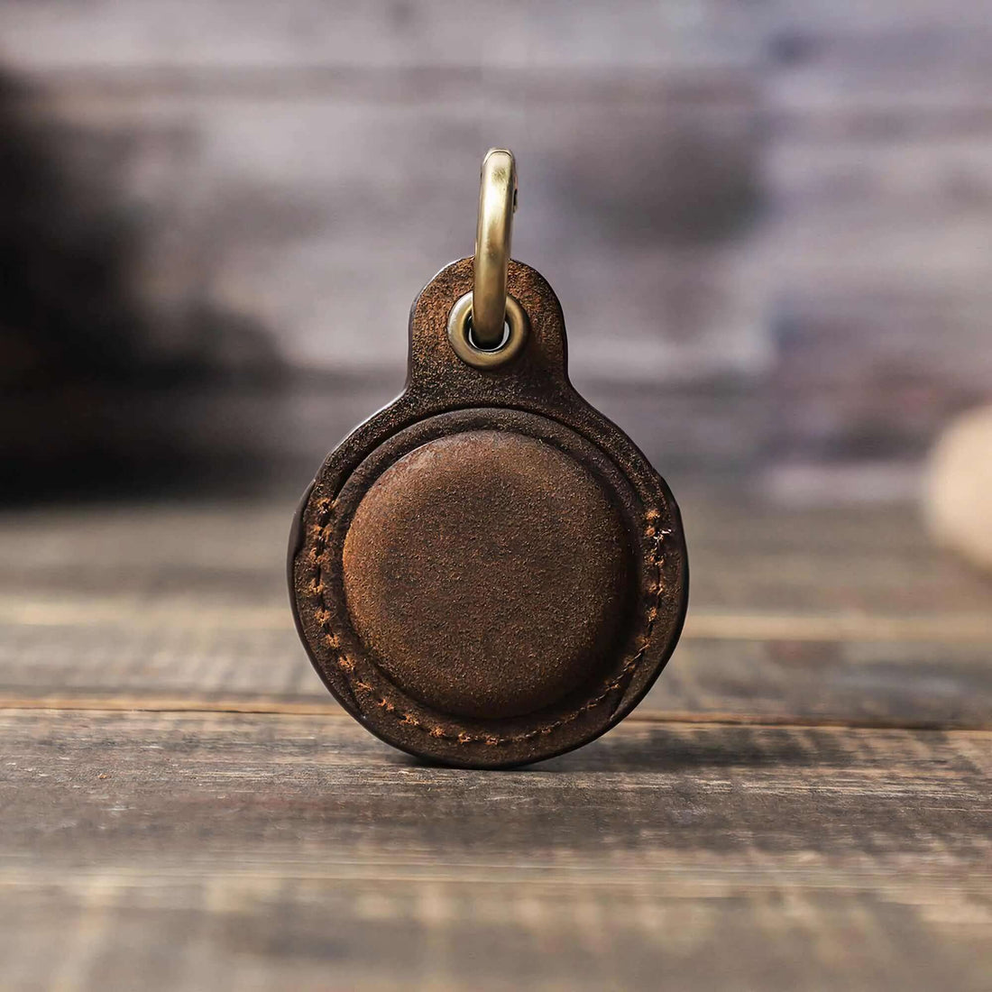 Funda de piel vintage para AirTag