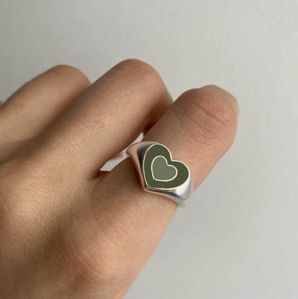 Creative Love Heart Ring - 11 Étoiles