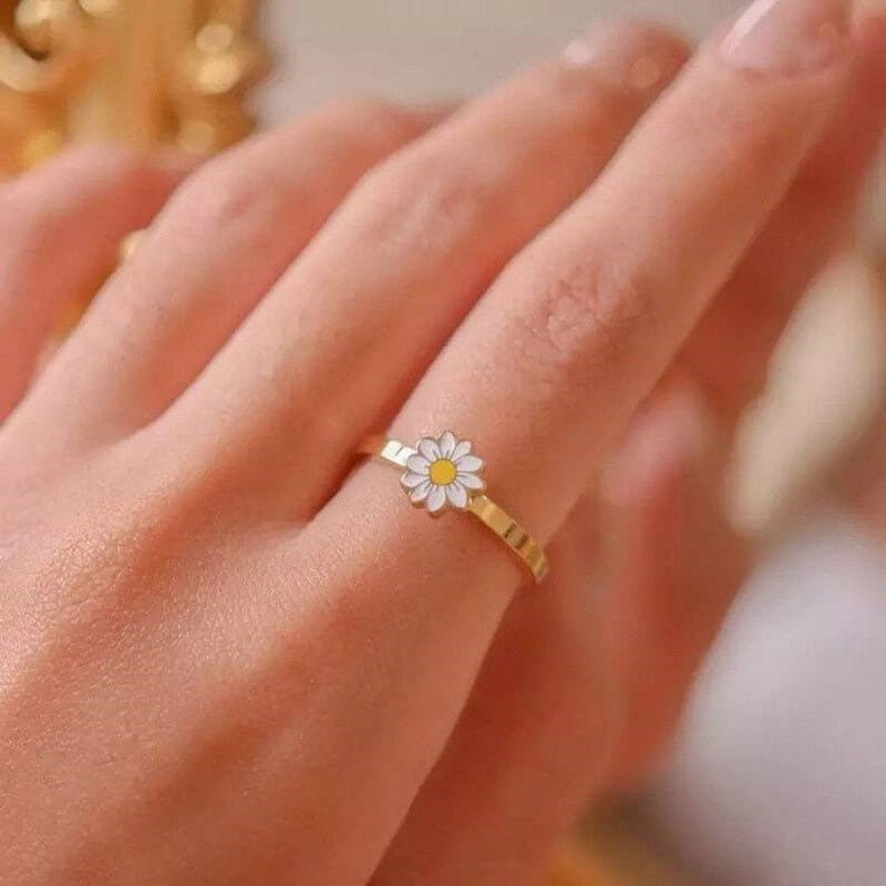 Fidget Spinner Rotatable Ring For Women - 11 Étoiles