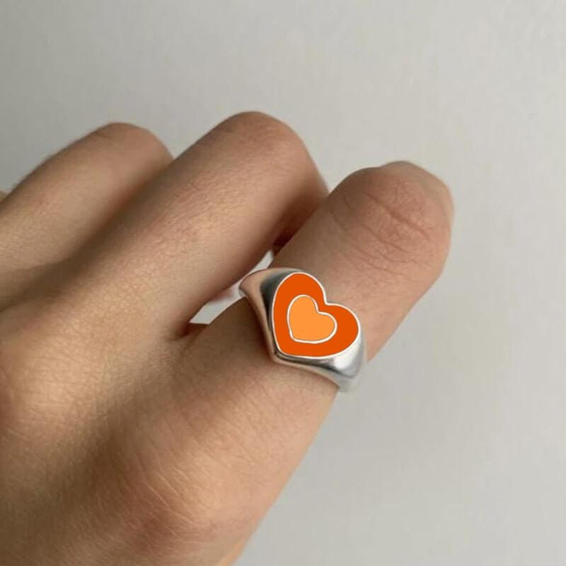Creative Love Heart Ring - 11 Étoiles