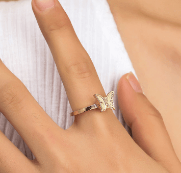 Fidget Spinner Rotatable Ring For Women - 11 Étoiles