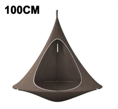 Hamaca colgante para exteriores con forma de cono tipo carpa