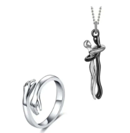 Collar de pareja con dije de unidad