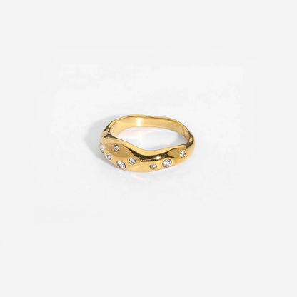 Snake-Shape Ring - 11 Étoiles