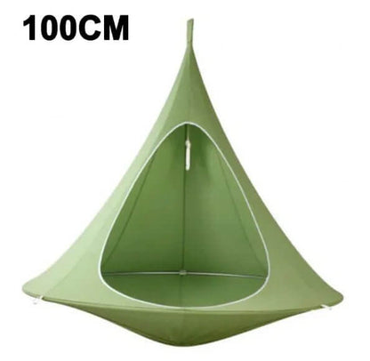 Hamaca colgante para exteriores con forma de cono tipo carpa