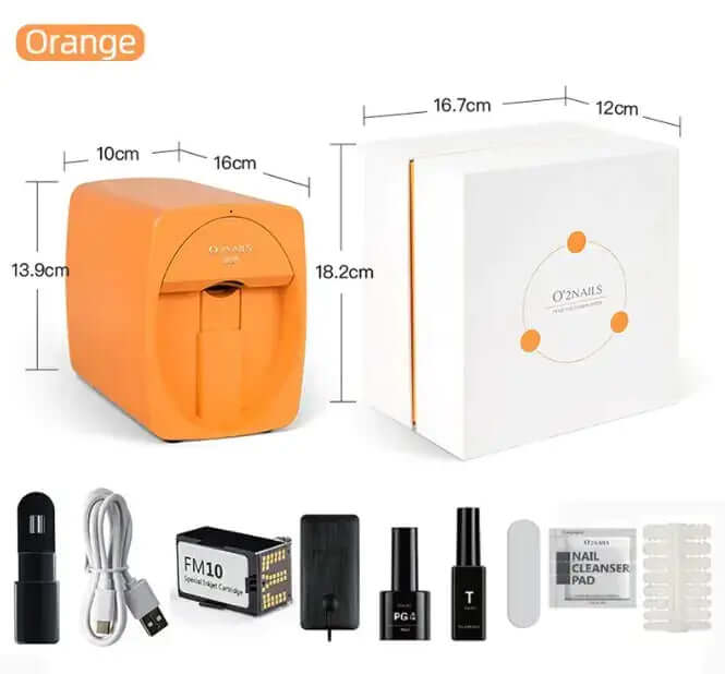 Machine de coloration pour imprimante à ongles
