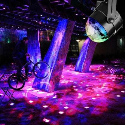 Lumières de fête disco stroboscopiques LED DJ Ball Ampoule activée par le son Lampe de danse Décoration 