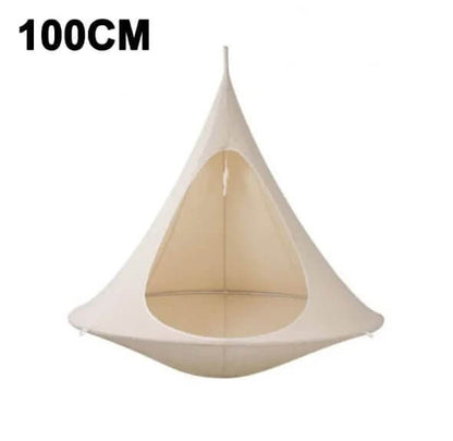 Hamaca colgante para exteriores con forma de cono tipo carpa