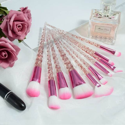 The 8-Piece Makeup Brush Set is a must-have for flawless makeup application. This versatile set includes all the essentials, from foundation and blush brushes to precision tools for eyeshadow and eyeliner. Crafted with soft, high-quality bristles, these brushes are gentle on the skin and provide smooth, even application. The lightweight, ergonomic handles offer easy control, making them perfect for both beginners and professionals. 