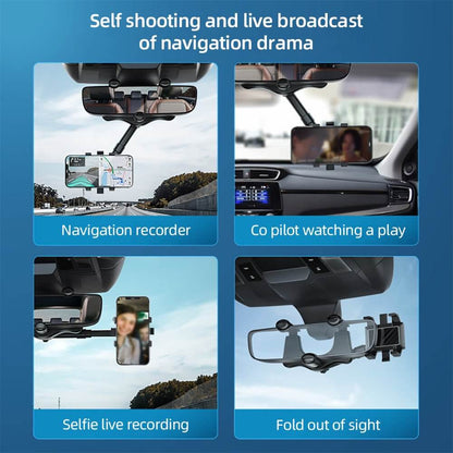 The 360° Rotatable Smartphone Car Holder is a must-have accessory for safe and convenient driving. With its fully adjustable 360-degree rotation, it allows you to position your phone at the ideal angle for navigation, hands-free calls, or entertainment. 