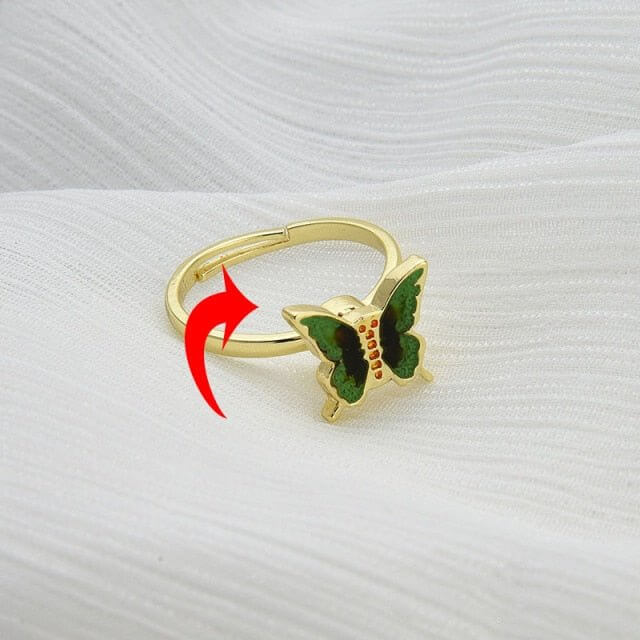 Fidget Spinner Rotatable Ring For Women - 11 Étoiles