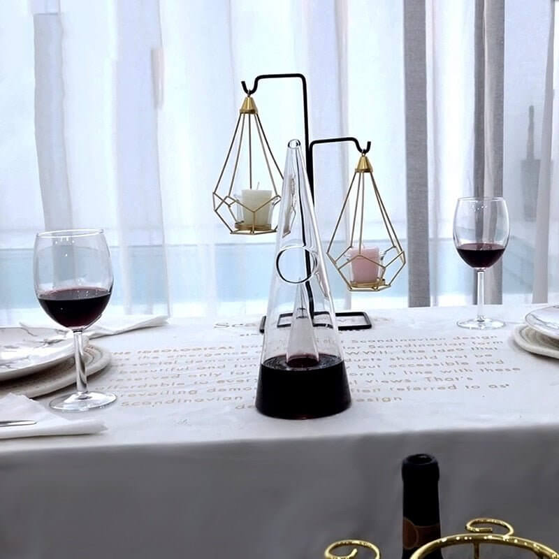 Transparent Wine Decanter - 11 Étoiles
