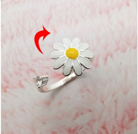 Fidget Spinner Rotatable Ring For Women - 11 Étoiles