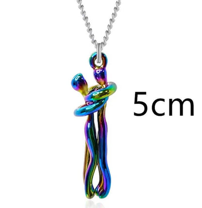 Collar de pareja con dije de unidad