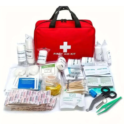 Trousse de premiers secours de 173 pièces comprenant les éléments essentiels d&