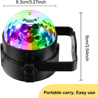 Lumières de fête disco stroboscopiques LED DJ Ball Ampoule activée par le son Lampe de danse Décoration 
