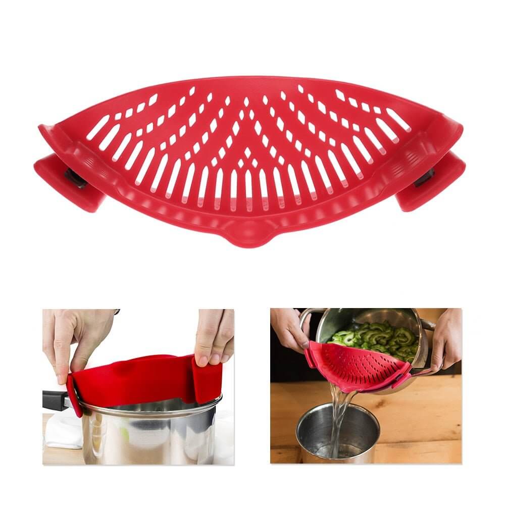 Silicone Kitchen Snap N Strain Filter - 11 Étoiles