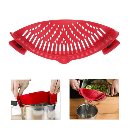 Silicone Kitchen Snap N Strain Filter - 11 Étoiles