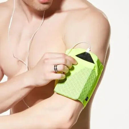 Funda para el brazo con banda para el teléfono móvil