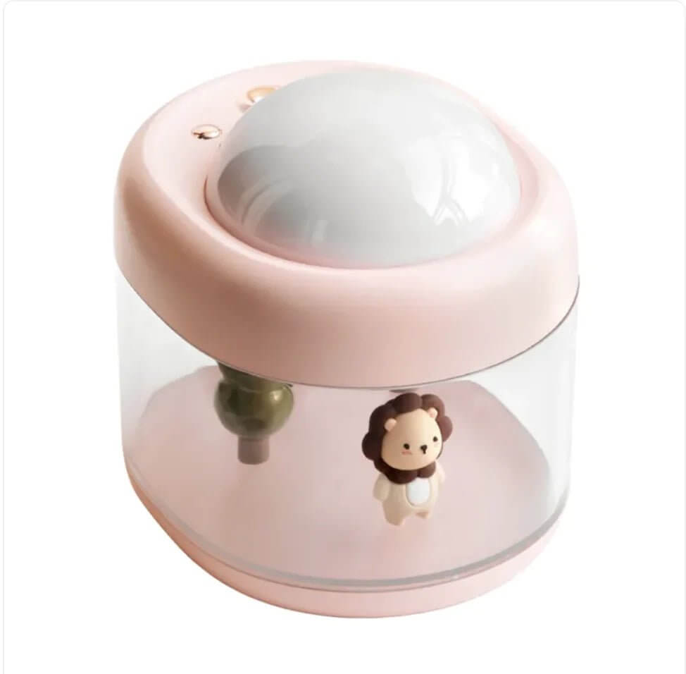 
The 360° Rotating Projection Humidifier combines advanced humidification with a unique visual experience. Featuring a large-capacity water tank, it provides long-lasting moisture to improve air quality in your home or office. The 360-degree rotating projection adds a soothing ambiance with adjustable light patterns, making it perfect for relaxation or bedtime use. 