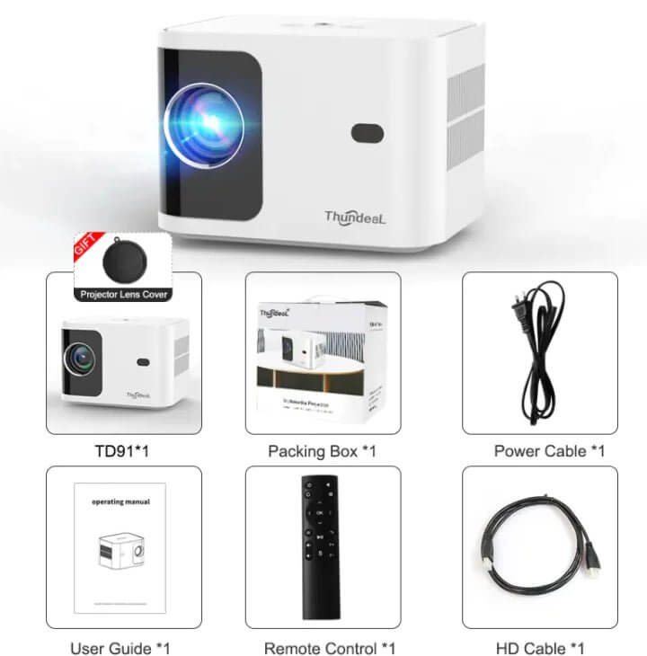 Smart View HD 720p Projector - 11 Étoiles