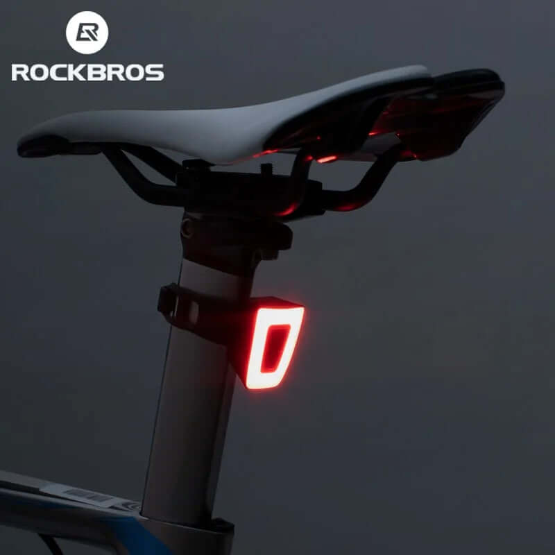 Feu arrière de casque rechargeable USB étanche pour vélo
