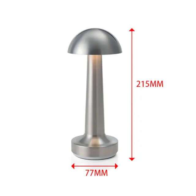 Lampe de bureau rétro pour bar, lampe de nuit rechargeable sans fil avec capteur tactile pour restaurant, café, chambre à coucher, lampes de décoration pour la maison