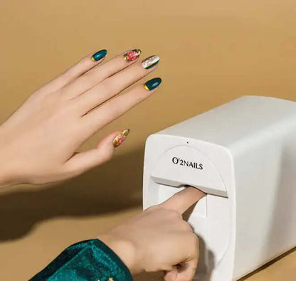 Machine de coloration pour imprimante à ongles