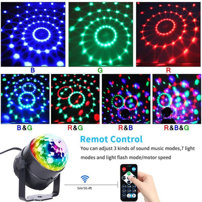 Lumières de fête disco stroboscopiques LED DJ Ball Ampoule activée par le son Lampe de danse Décoration 