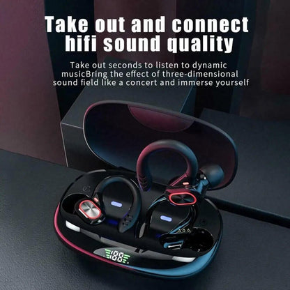 Bluetooth Headset 5.1 True Wireless Earphones Earbuds Headphones HiFi Sport TWS - 11 Étoiles