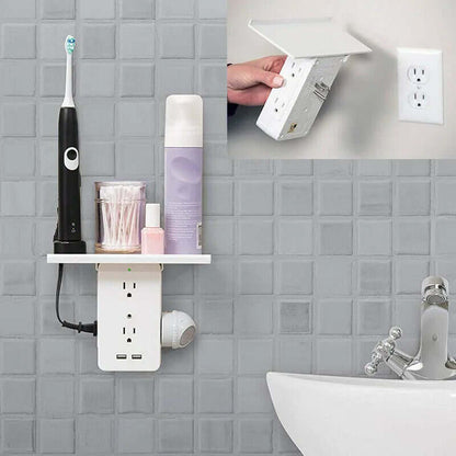 Étagère multifonctionnelle pour prises électriques