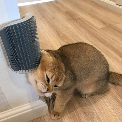 Cat Self Groomer Corner Brush - 11 Étoiles
